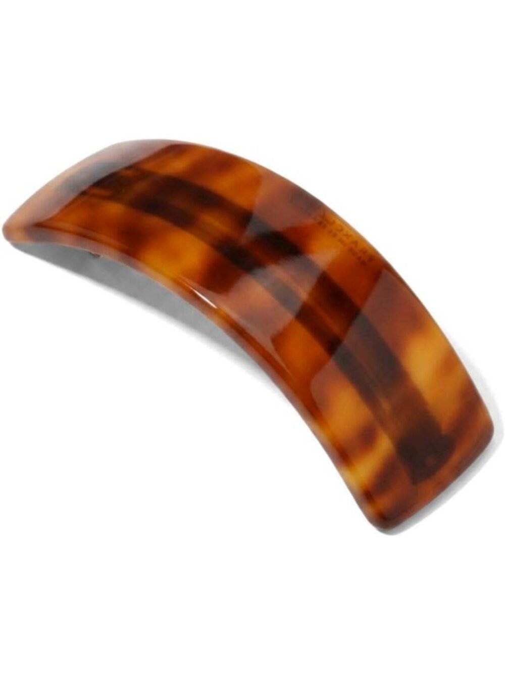 Tortoise Rectangle Volume Hair Barrette - Elegant French Style Hair Clip